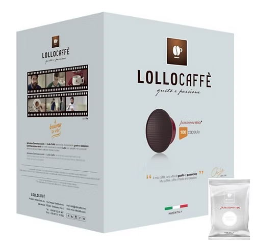 100 capsule Lollo Miscela Argento compatibili A Modo Mio
